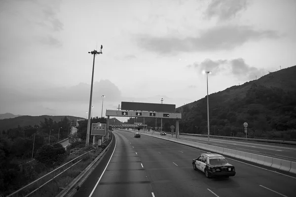 View from double-decker bus — Stock Photo, Image