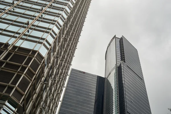 Hong Kong 'da gökdelenler — Stok fotoğraf