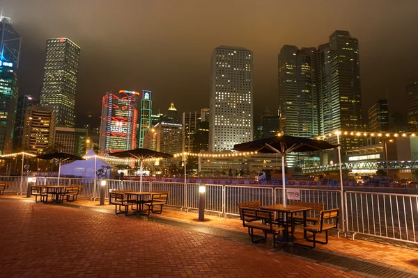 Hong Kong por la noche —  Fotos de Stock