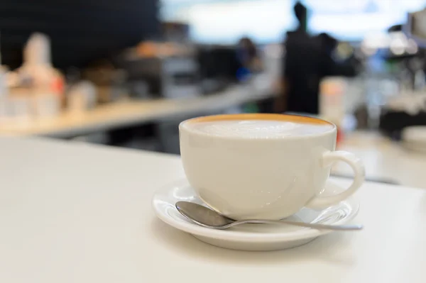 Kopje verse koffie — Stockfoto