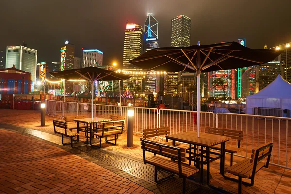 Hong Kong at night — Stock Photo, Image