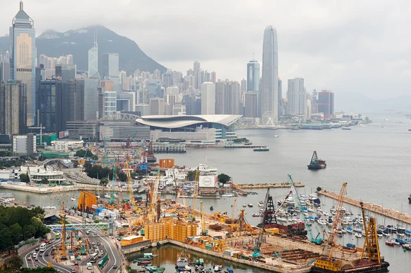 Uitzicht op Hong Kong — Stockfoto