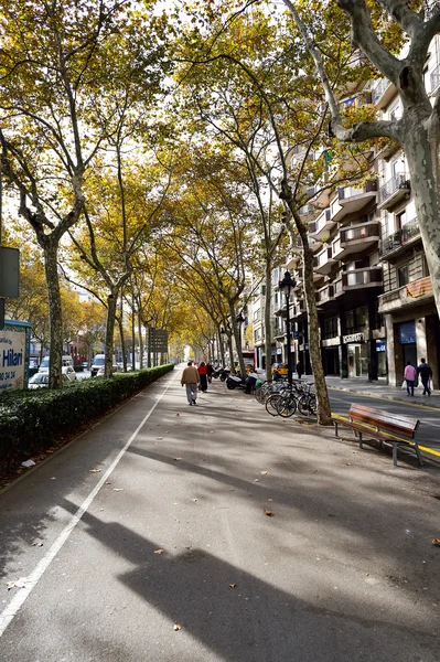Street of Barcelona, Spanien — Stockfoto