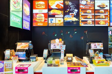 McDonald's Restoran içinde