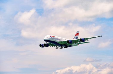İngiliz Havayolları A380 açılış 