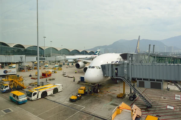 The Airbus A380 of Singapore Airlines — Stock Photo, Image