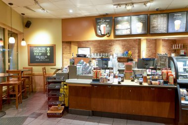  Starbucks Cafe satış alanında