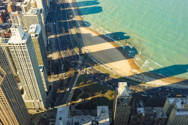 Chicago from John Hancock Center. — Stock Photo, Image