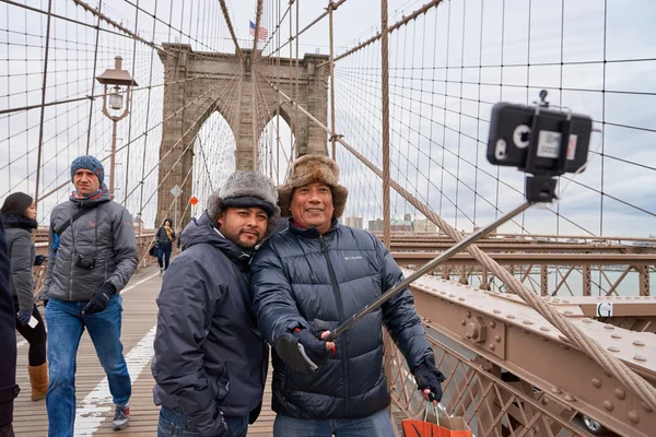 Mannen die een selfie — Stockfoto