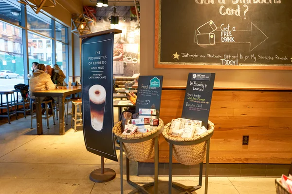 Café Starbucks en Nueva York — Foto de Stock