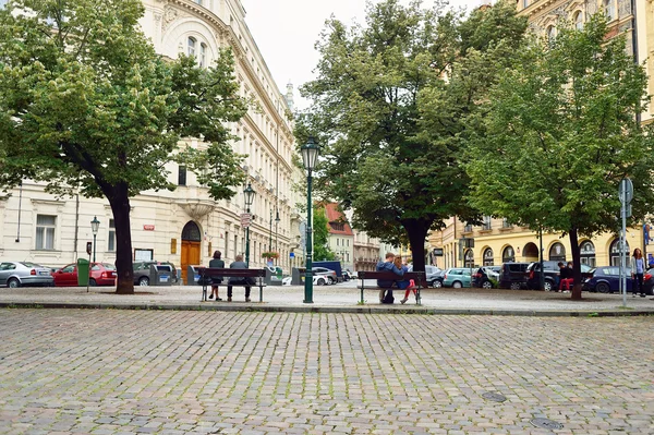 Calle de Praga durante el día — Foto de Stock