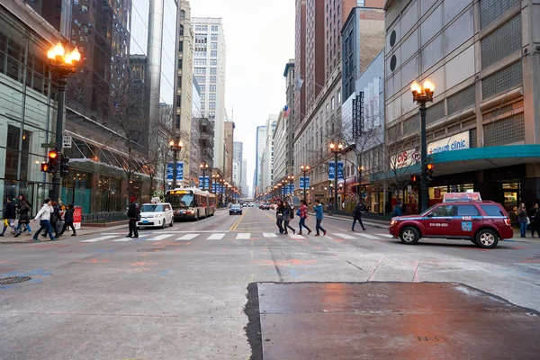Calle de Chicago durante el día —  Fotos de Stock