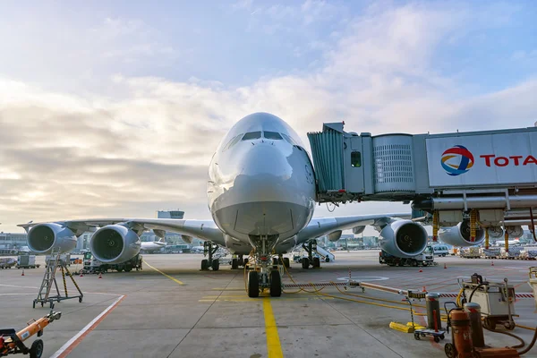 Lufthansa Airbus A380 — Stock Photo, Image