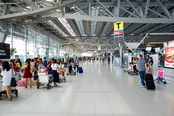 Inside of Suvarnabhumi Airport — Stock Photo, Image