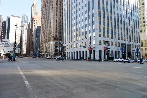 Street of Chicago at daytime — Stock Photo, Image