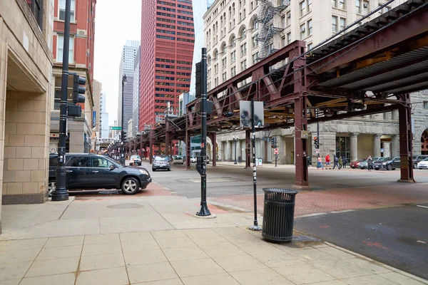 Calle de Chicago durante el día — Foto de Stock