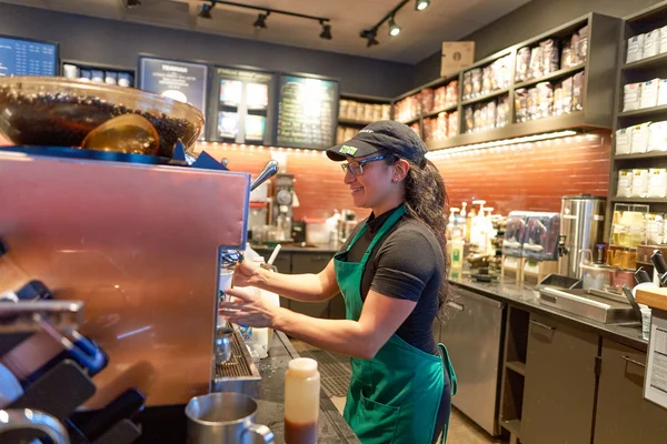 Washington at Starbucks Cafe — Stock Photo, Image