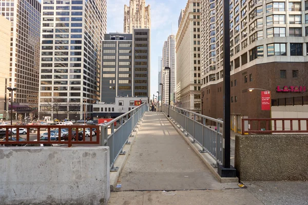 Street of Chicago at daytime — Stock Photo, Image