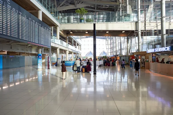 Dentro do Aeroporto de Suvarnabhumi — Fotografia de Stock