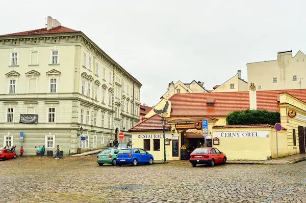 Ulica Pragi w ciągu dnia — Zdjęcie stockowe