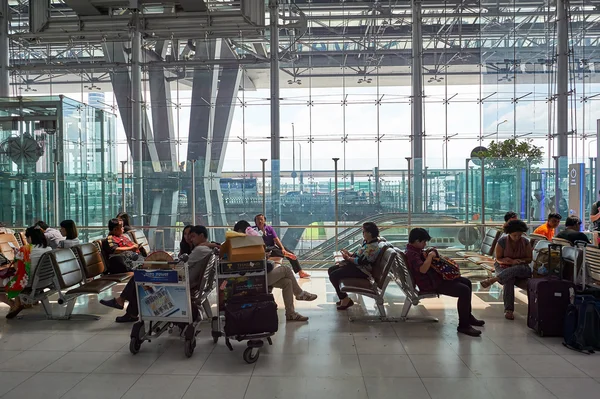 Wewnątrz Suvarnabhumi Airport — Zdjęcie stockowe