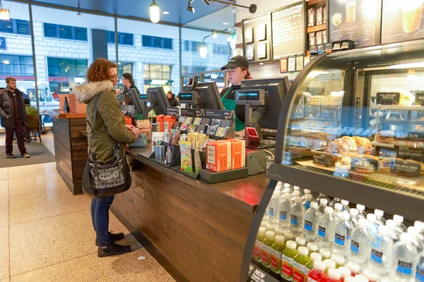 Café Starbucks en Chicago — Foto de Stock