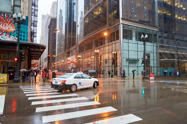 Strada di Chicago di giorno — Foto Stock