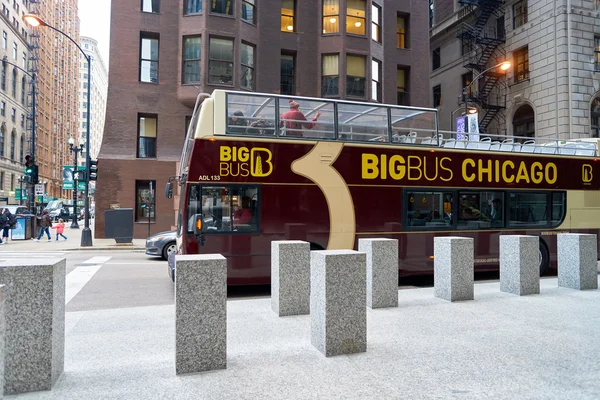 Strada di Chicago di giorno — Foto Stock