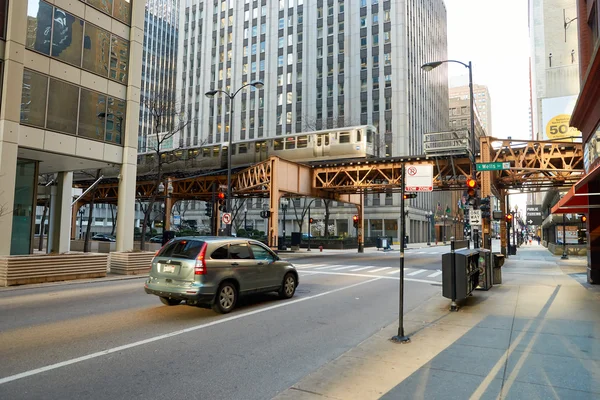 Calle de Chicago durante el día — Foto de Stock