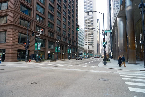 Rua de Chicago durante o dia — Fotografia de Stock