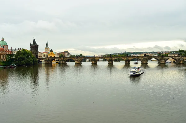 Vue sur la rivière Vltava — Photo