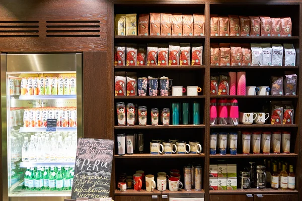 Inside of Starbucks Cafe — Stock Photo, Image