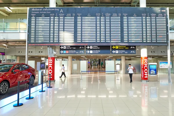 Wewnątrz Suvarnabhumi Airport — Zdjęcie stockowe