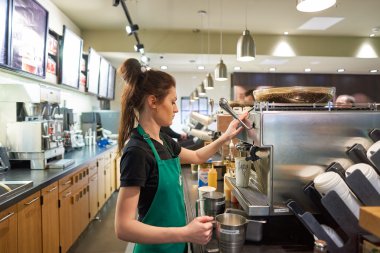 İşçi Starbucks Cafe