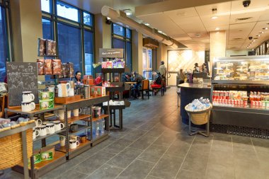 Starbucks Cafe New York'ta