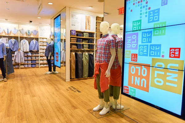 Toko Uniqlo di New York — Stok Foto