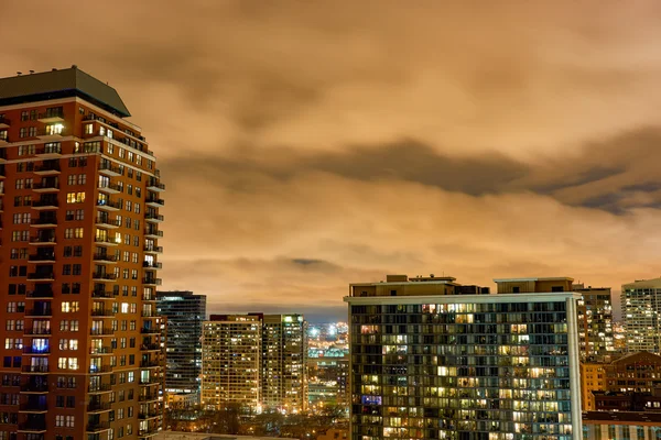 Vista de Chicago por la noche — Foto de Stock