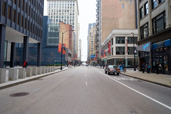 Street of Chicago at daytime — Stock Photo, Image