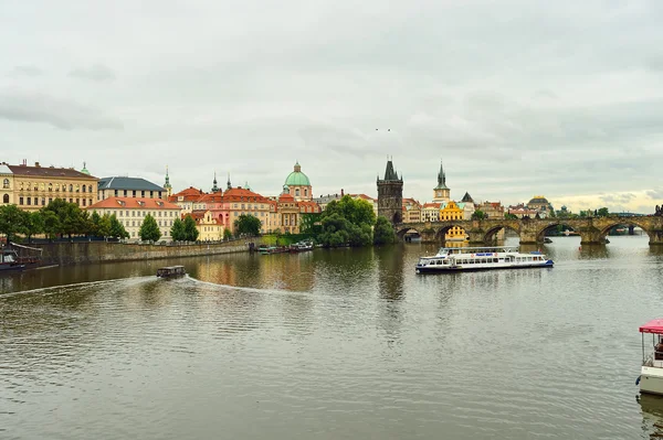 Vue sur la rivière Vltava — Photo