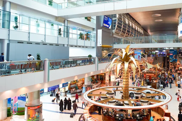 Internationale luchthaven van Dubai — Stockfoto