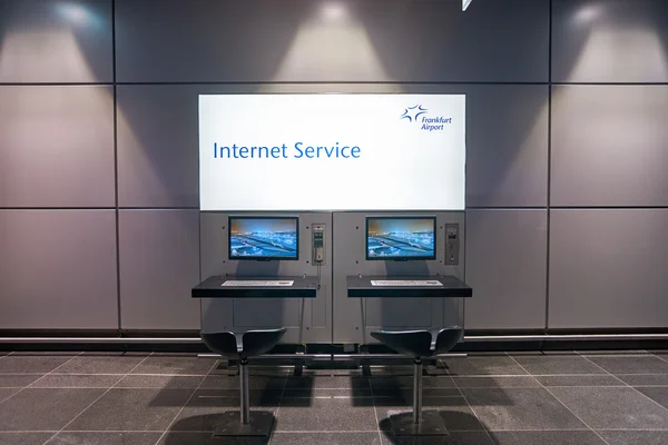 Inside of Frankfurt Airport — Stock Photo, Image