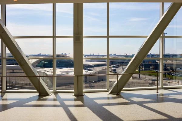 Dentro do aeroporto JFK — Fotografia de Stock