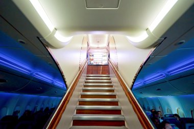 Emirates Airbus A380 clipart