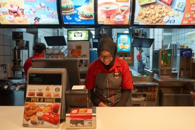 McDonald's Restoran içinde