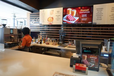 McDonald's rastaurant içinde 