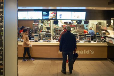  McDonald's Restoran içinde