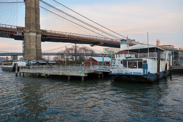 Vista da ponte de Brooklyn — Fotografia de Stock