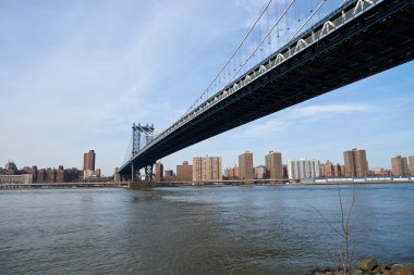 Brooklyn New York'tan görünümünü