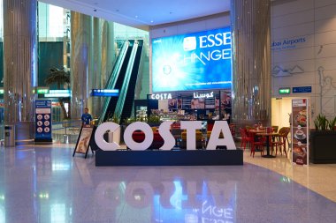 Costa Coffee Dubai Uluslararası Havaalanı'nda