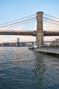 brooklyn Köprüsü'nün görünümü